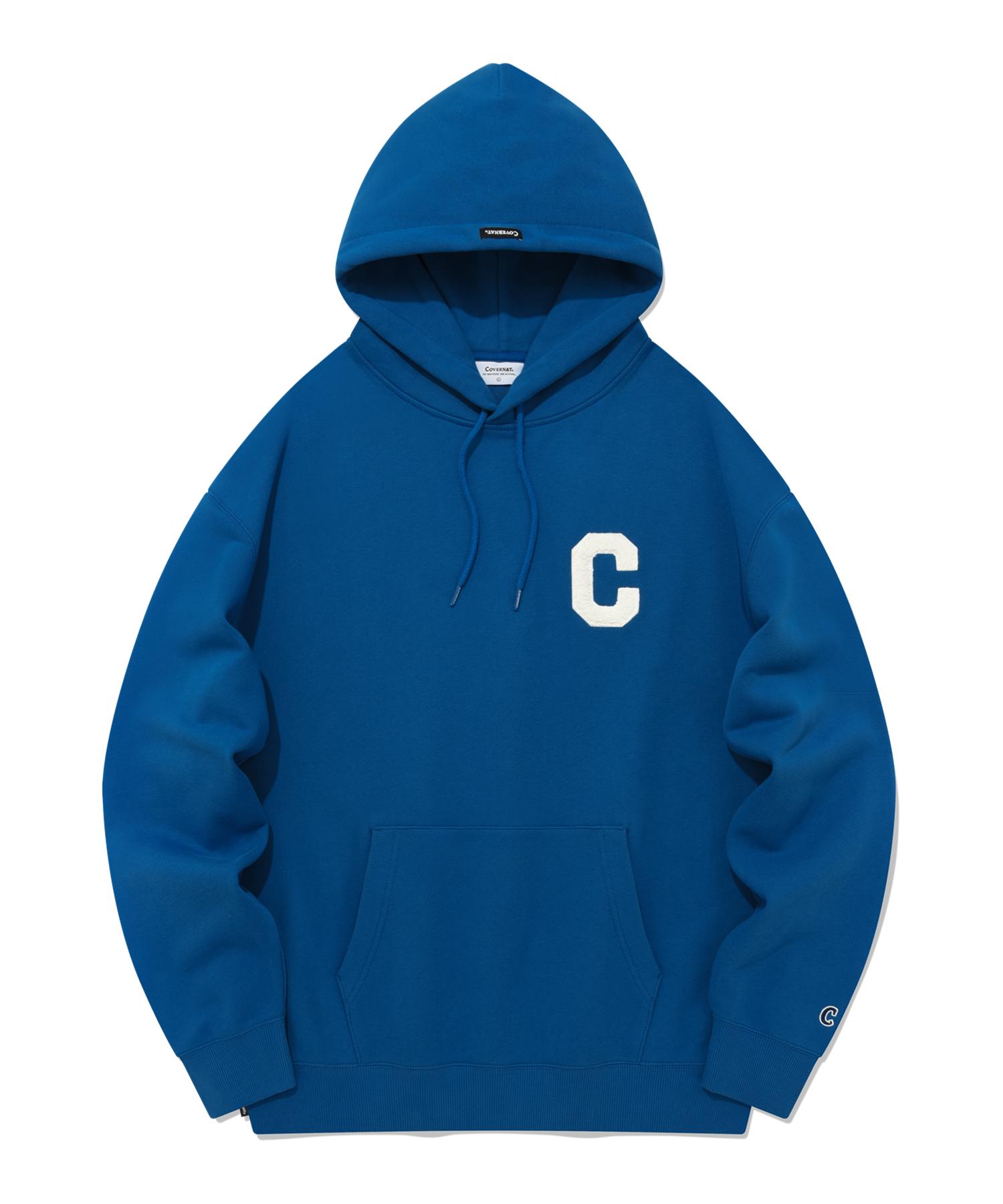 Covernat C Logo Hoodie Blue Blue/L