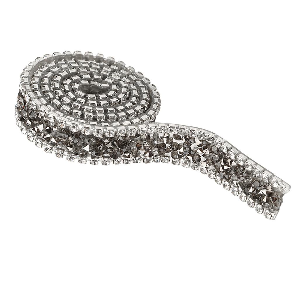 1yard 15mm Diamond Mesh Wrap Roll Sparkle Crystal Rhinestone Ribbon Decoration