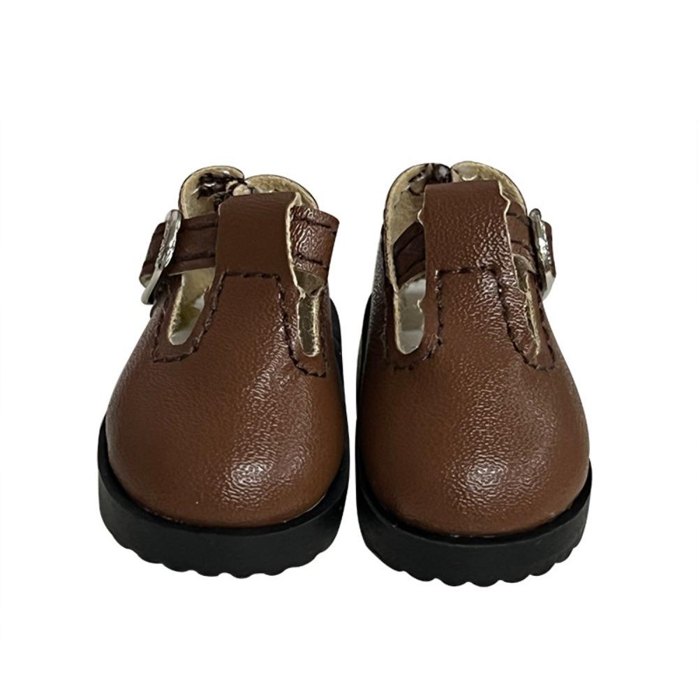 Leather Toy Shoes Bottomed Glossy Casual Shoes Mini Mini Shoes 1/6 Point Doll