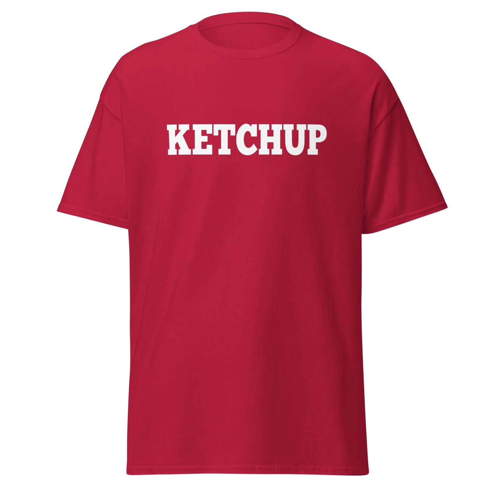 Ketchup Costume Shirt - Simple And Funny Halloween Costume, Unisex M
