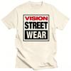 Oversized Unisex Tees Vision Street Wear Print Short Sleeve All Season Casual Pullover Crewneck Tops Unisex T Shirt Unisex Tshirts