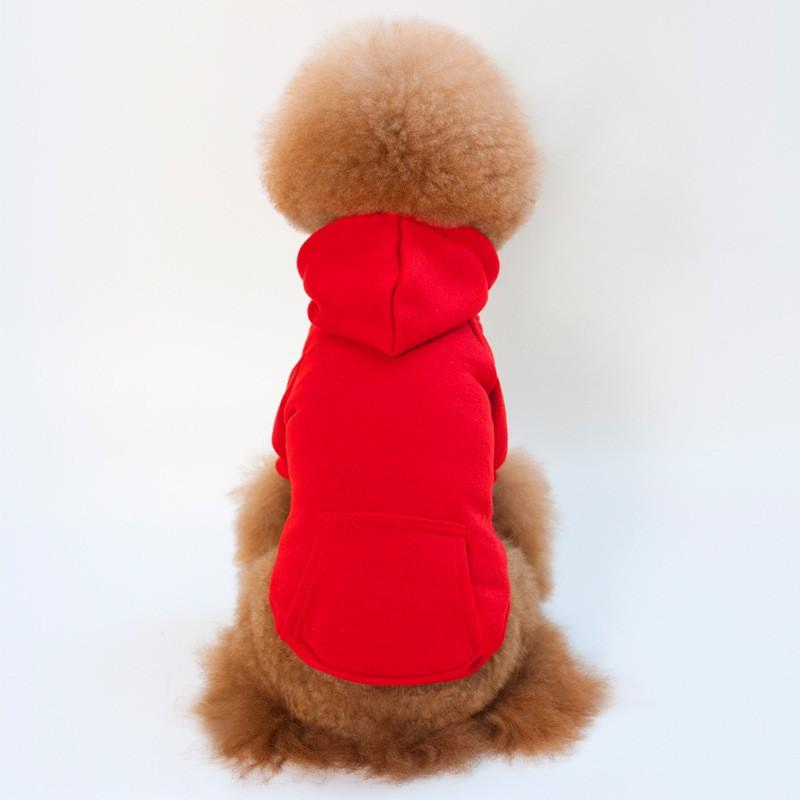 Pet Dog Hoodie Sweatshirt Teddy French Bulldog Winter Fall Casual Wear 7 Colors XS To XXL