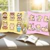 Cartoon Rabbit Cat Pillow Case Removable Washable Cushion Cover – All-Season Soft Linen