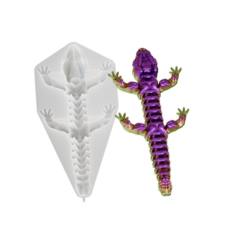 Dragon Crystal Ornament Mold Cute Animal Theme Candle Mould Epoxy Resin Mould for Jewelry Making and Handmade Craft