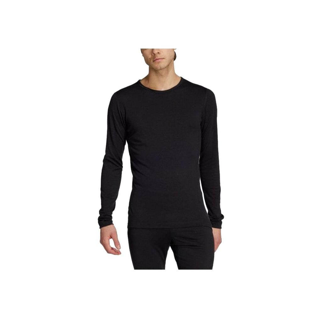 adidas Terrex Xperior Merino 200 Baselayer Long Sleeve Tee Black Men Streetwear HZ8563
