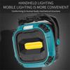 W895-1 COB Portable Floodlight Rechargeable Work Light Multi-Functional Flashlight (Without Battery)