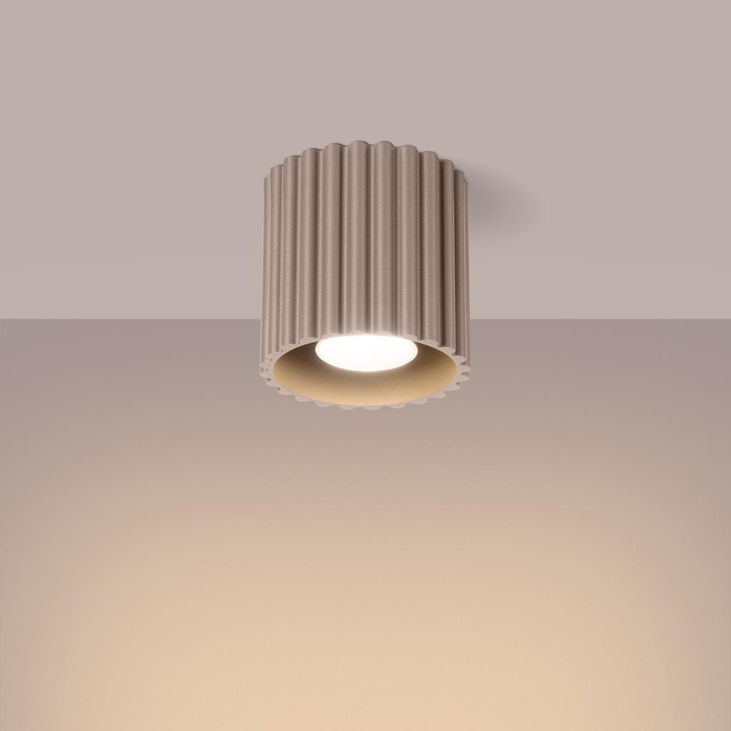 Plafon Aura 1 Gu10 Taupe Alu Sollux Sl.1814