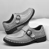 Vintage Style Men Casual Shoes Genuine Leather Man Loafers Fashion Comfortable Dress Shoes Handmade Male Driving Shoes Moccasins