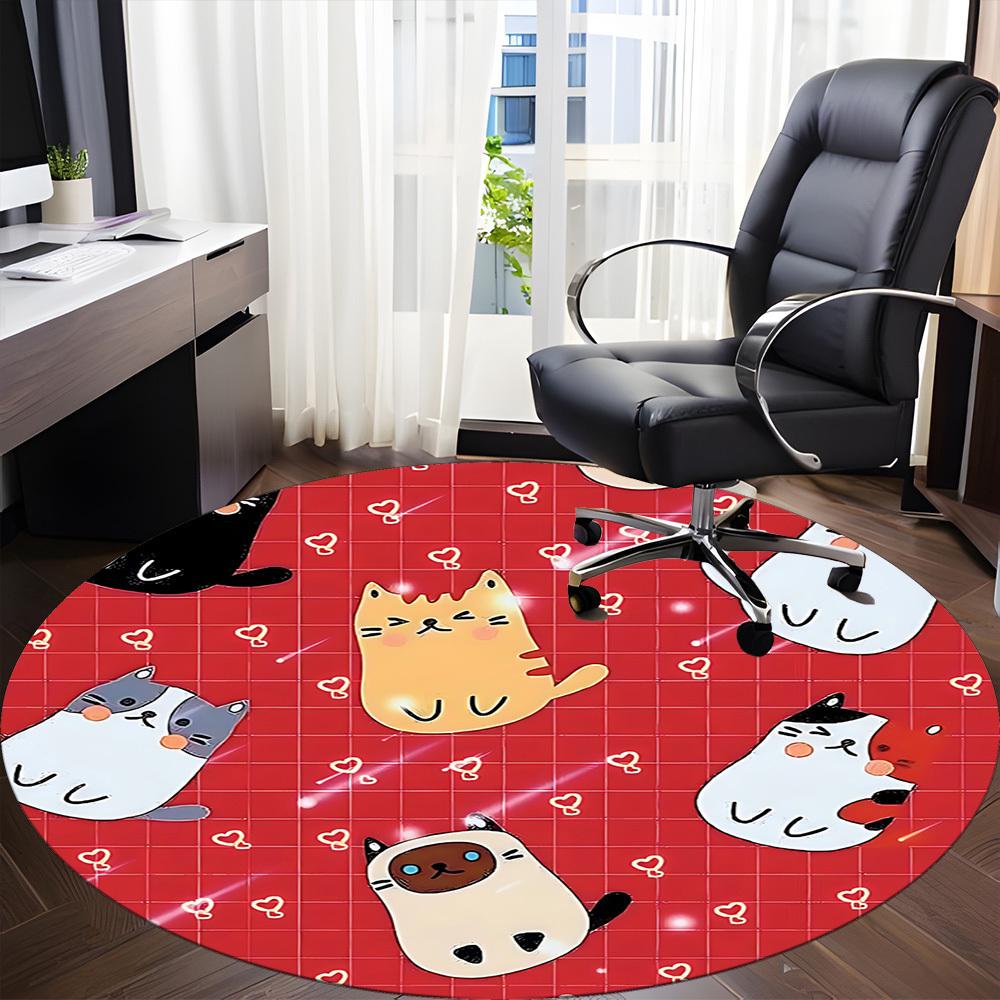 1pc Cats Carpet for Office, Non-slip, Soft and Durable Office Rug, Perfect for Office yy260128054