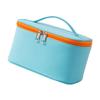 Cosmetic Bag Waterproof PU Leather Portable Fashionable Makeup Toiletry Bag with Handle for Daily