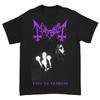 2025 Summer Mayhem Norwegian Band Black Metal Rock Dark Wind Red American Retro Punk Street Men's and Women's Crewneck T-shirts