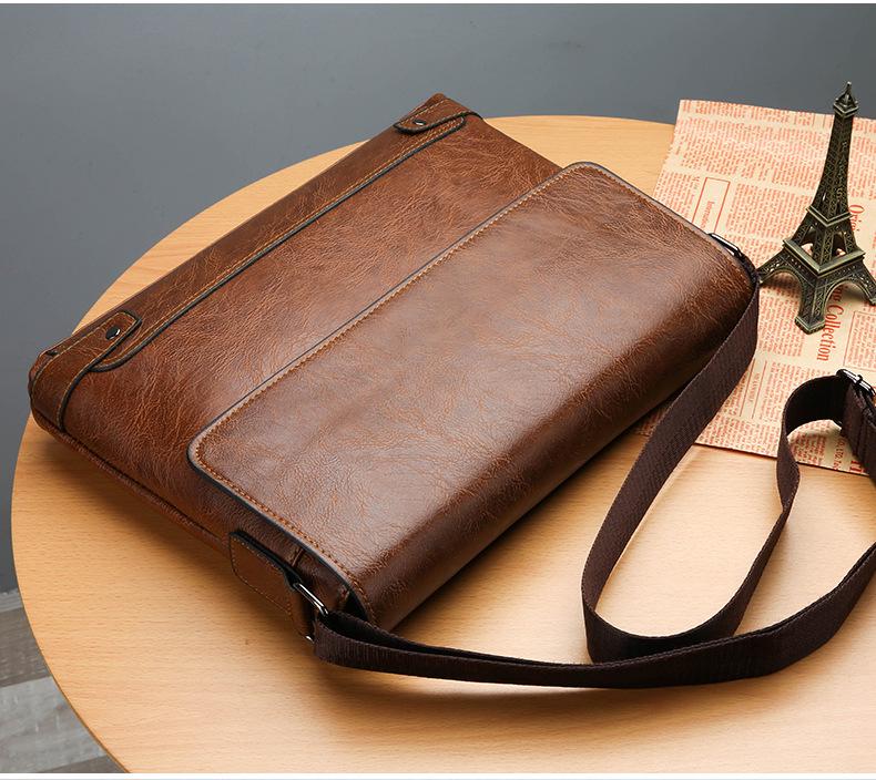 New Large Capacity Men's Casual Crossbody Messenger Bag