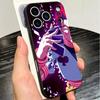 Hunter X-Hunters Hisoka Soft Phone Case for iPhone 16 16E 17 Air 15 Pro Max 14 Plus 13 Mini 11 12 7 Black Cover Back Shell
