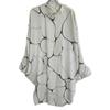 ISSEY MIYAKE White IM13FH012 Squid Coat One Piece with Bandana dress 2 whiteUsed