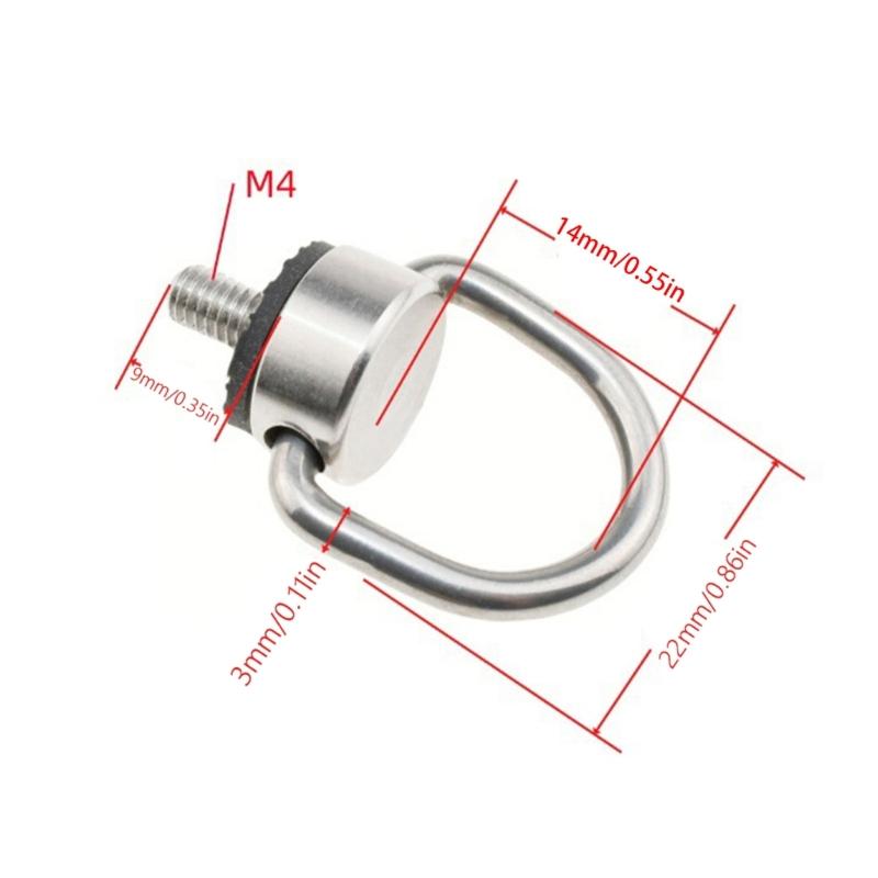 Quick Release Screw Shoulder Strap Lanyard Screw Metal D-Rings Screw For Mini 3 Remote Control Drones Screen
