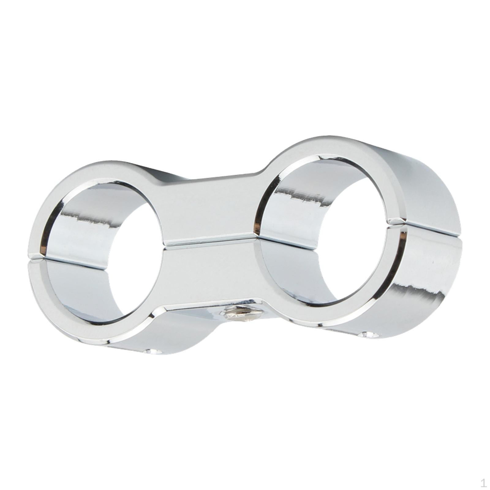 

Hose Separator Clamp Adapter Divider Accessories Mounting Compatible Motorbike Fuel Fixed Tubing серебряный