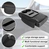 5-in-1 Arm Rest Cover Universal Armrest Storage Box for Car Upgrade Memory Foam Console Cover with Cup Phone Tissue Box Holder(Black)