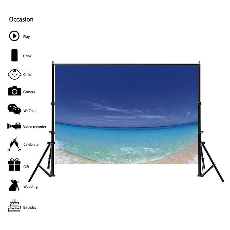 Beach Seaside Scenery Series Background Cloth for Summer Parties,Events,Photo Shoot Backdrop,Beach Theme Decor,Weddings