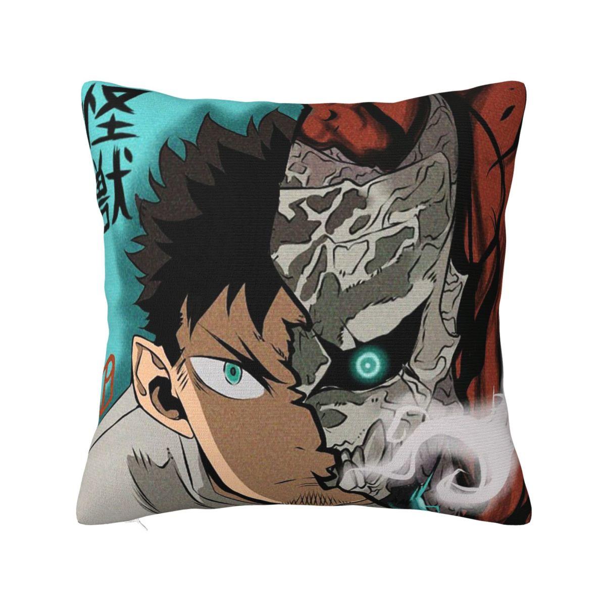 

K Kaiju No. 8 Anime Square Pillowcase Cushion Cover Pillow Case Throw Pillow Cover for Home Bedroom Car 30cm x 30cm