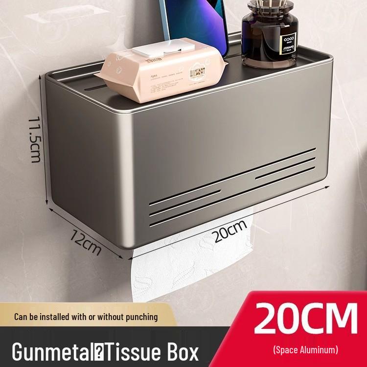 Suport de hârtie igienică și raft de depozitare a șervețelelor pentru baie