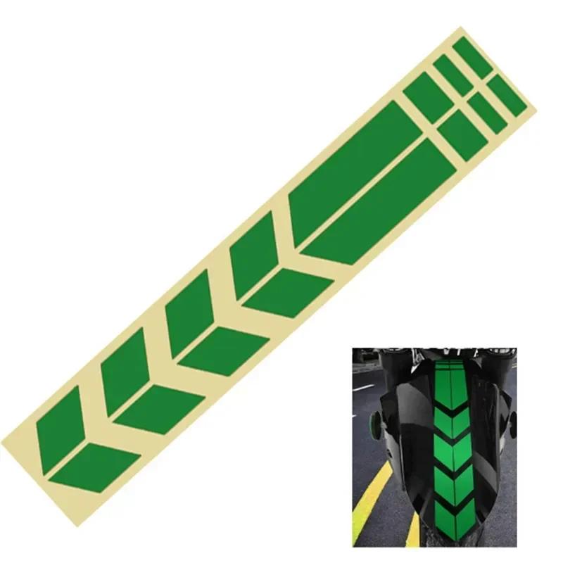 Motorcycle Arrow Stickers Fender Paste Waterproof Oilproof Reflective Stripe Motorbike Tape Decal Moto Accessories Universal