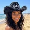 Soft Felt Rhinestone Tiara Cowgirl Hat Western Style Sparkly Western Cowboy Cap  Halloween