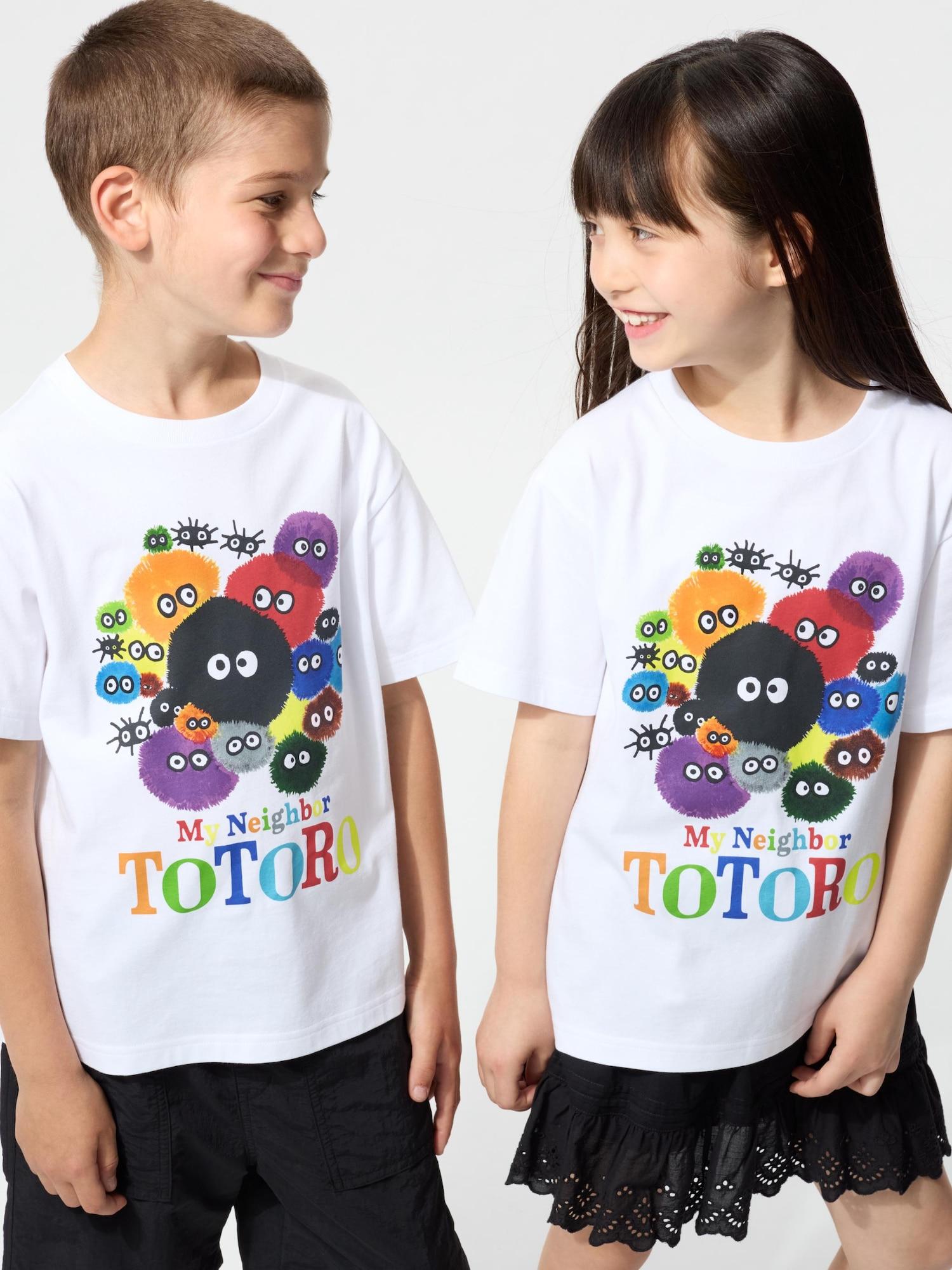 

Uniqlo Детская STudio GhiBli UT Графическая футболка с коротким рукавом B 00 WHITE/KIDS 120