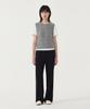 COVERNAT WOMAN Cable Knit Vest Melange Gray