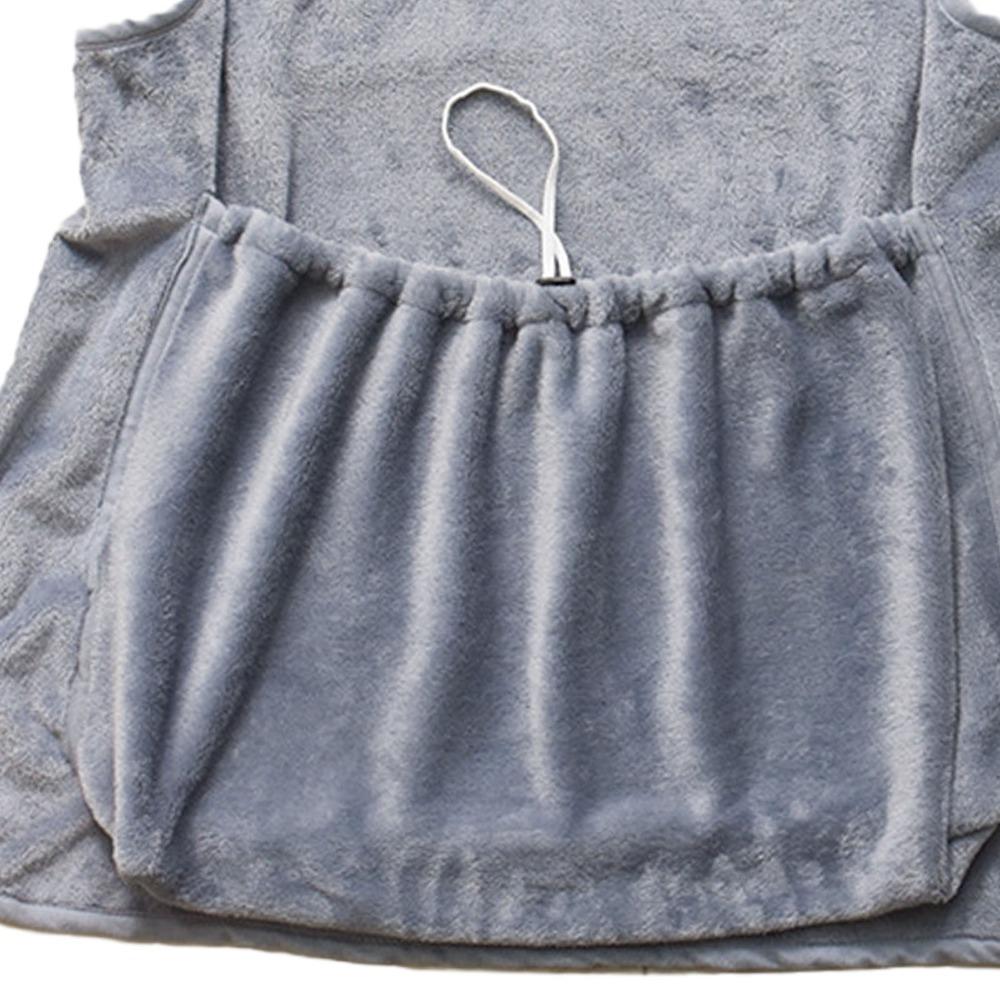 Large Space Plush Pet Sleeping Bag Adjustable Waist Strap Kitten Carrier Apron  for Cat Napping