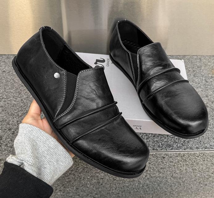 Fashion Leather Shoes For Man Genuine Leather Big Size Shoes High Quality Designer Formal Shoes Casual Shoes Fashion Business