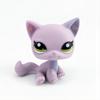 Raro Negozio di Animali lps Action Figure Stand Giocattolo Gatto Pelo Corto Vecchio Cane Originale Bassotto Pastore Alano