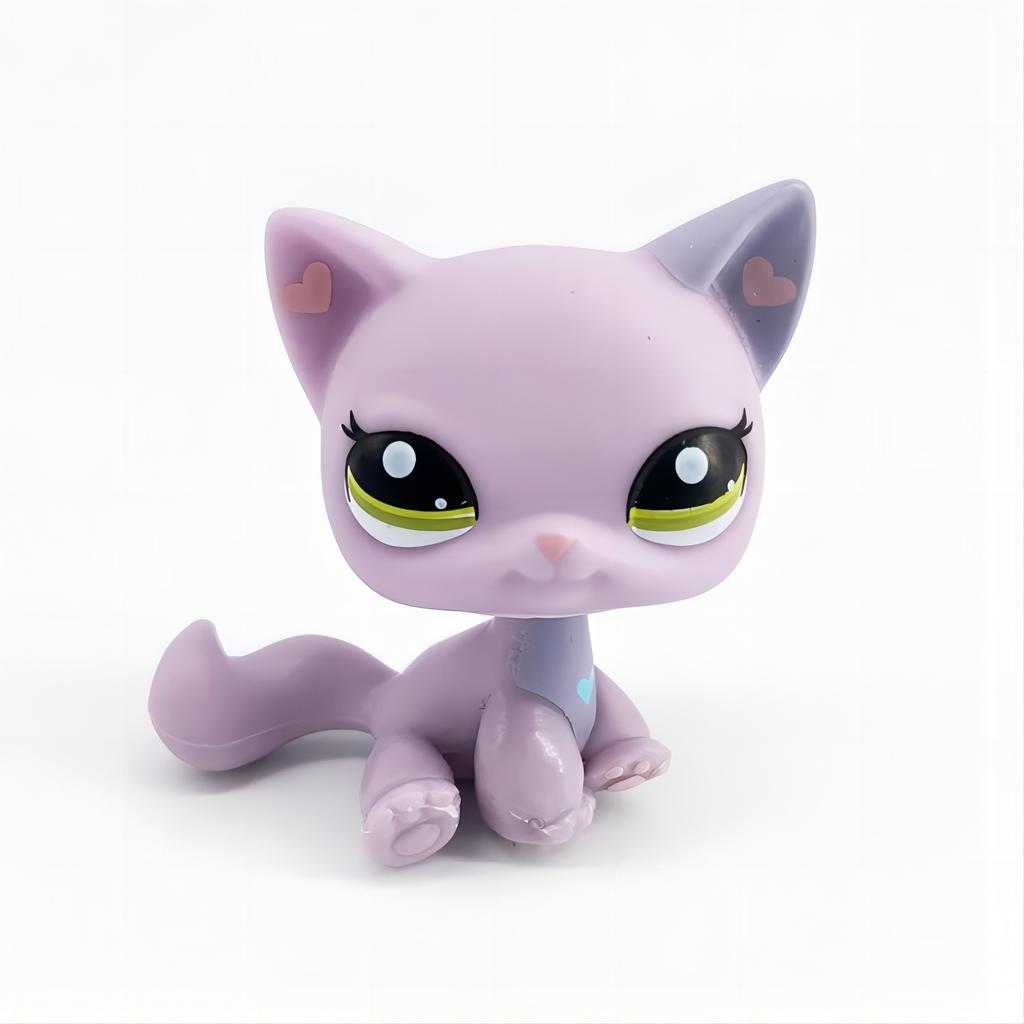 Raro Negozio di Animali lps Action Figure Stand Giocattolo Gatto Pelo Corto Vecchio Cane Originale Bassotto Pastore Alano