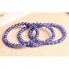 EasternStar Tanzanite Blue Zoisite Ilmenite Bracelet 7A 10mm Power stone Natural