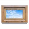 Fenêtre PVC Chêne Doré 70x40 Gauche Nouvelle 700x400 Mm Oscillo-Battante Double Vitrage