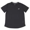 New Balance Dry Athletics Short Sleeve BKH Women's T-Shirt (WT41253) Quick-Drying (Black Heather)