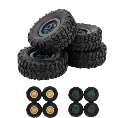 4pcs Track Wheels Spare Parts for 1/16 WPL B14 C24 FY001 FY002 FY003 Military Truck RC Car