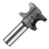 Semicircular Knife, Woodworking Positive Semicircular Knife, Arc Cutter Engraving Milling Cutter, Trimming Knife Fancy Knife 1/2 Handle 1/4 Handle