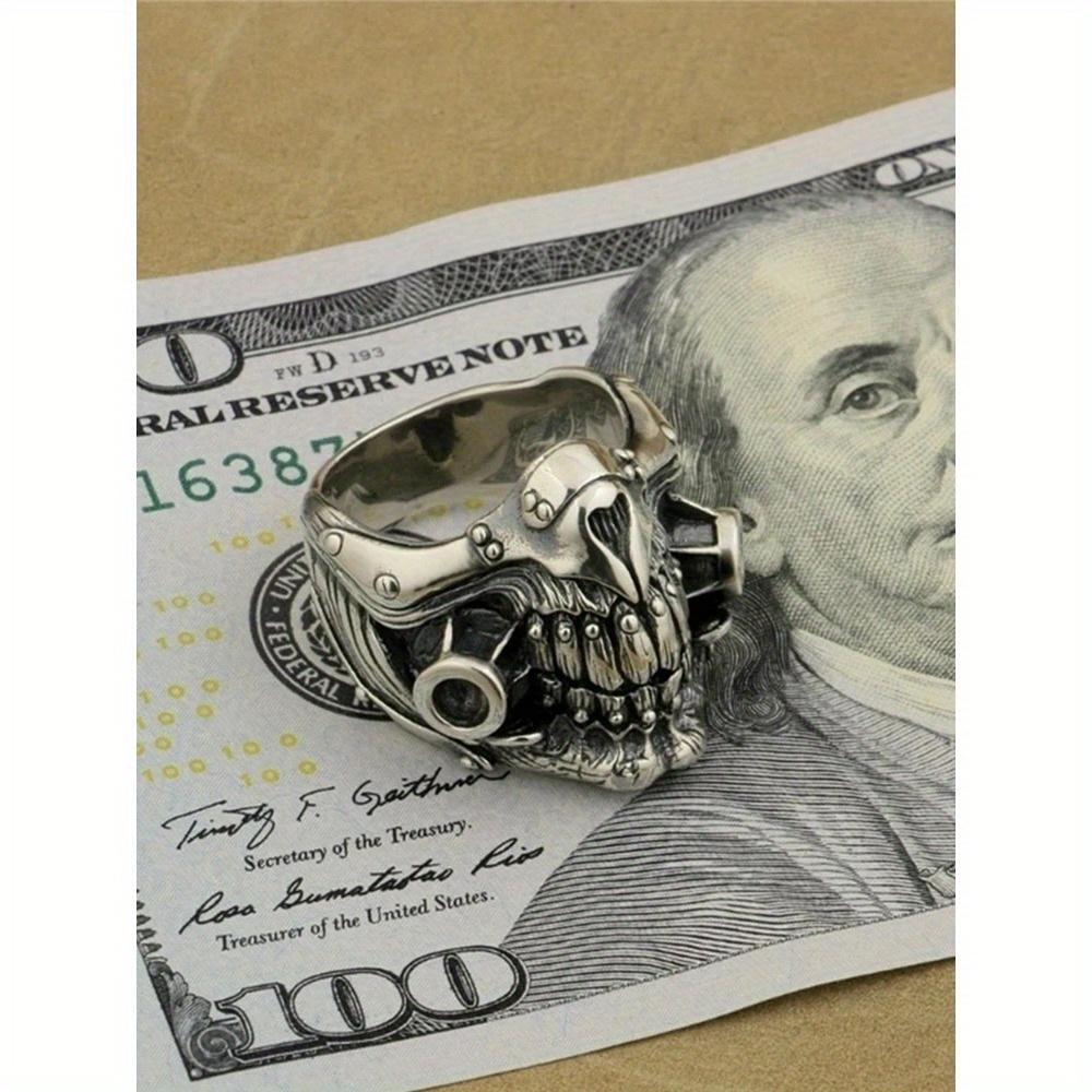 

2024 Popular European and American Domineering Skull Men s Rings Personalized Punk Trend Hip-hop Rock Men s Rings Wholesale 13