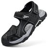2025 large size sandals 2025 summer men's hollow breathable half-drag sandals casual bag head beach shoes