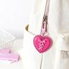 1PC Keychain Initial Pendant For Bags Backpacks Key Accessory Bowknot Creative Plastic Portable Heart Gift Colourful Lightweight