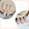 24Pcs Candy Star Nail Art Wearing Armor, Color Diamond Jewelry French Nail Art Patch Fake Nails Press On Nails