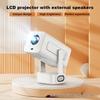 4K Auto-Focus Dual Mic HD Android Smart Gimbal Projector - KTV Version