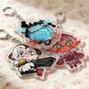 Hot Game Keychains for Accessories Bag FFXIV Samurai Red Black Mage Summoner Gunbreaker Dancer Keyrings Machinist Fans Gifts