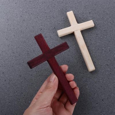 12*7Cm Large Long Jesus Prayer Crucifix Christian Ornaments Cross Pendant Christian Decor