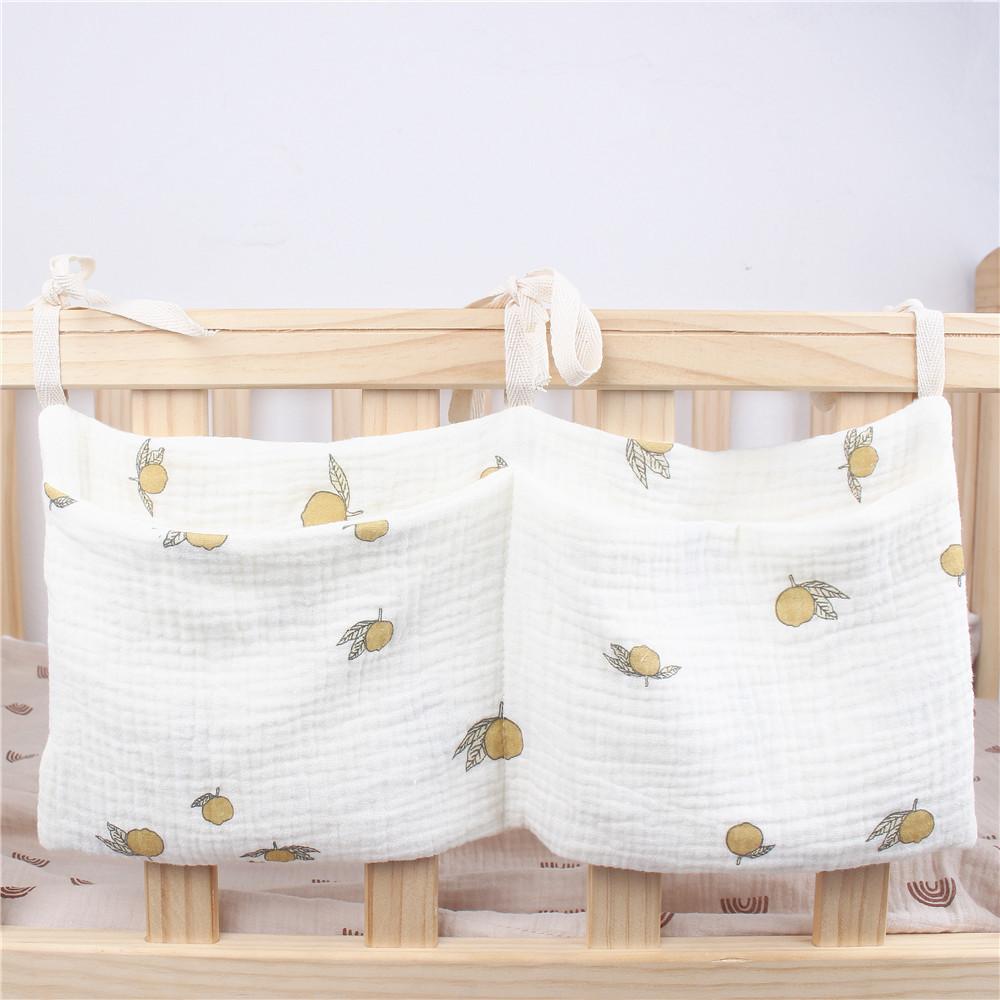Portable Baby Crib Storage Bag Nappy Organizer Multifunctional Newborn Bed Headboard Diaper Bag for Kids Baby Items Bedding