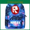 Roblox School Backpack Student Canvas Bag Boys Casual Outdoor Climbing Backpack
