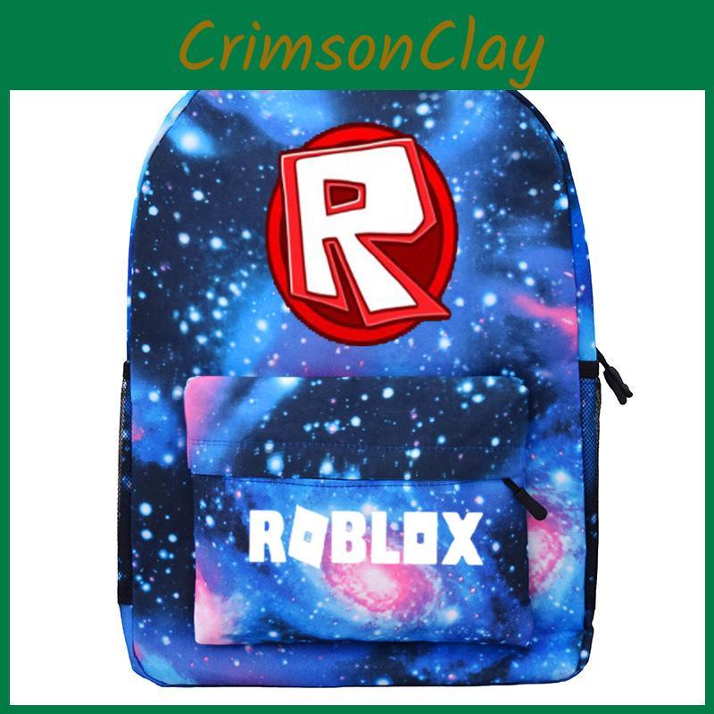 Roblox School Backpack Student Canvas Bag Boys Casual Outdoor Climbing Backpack
