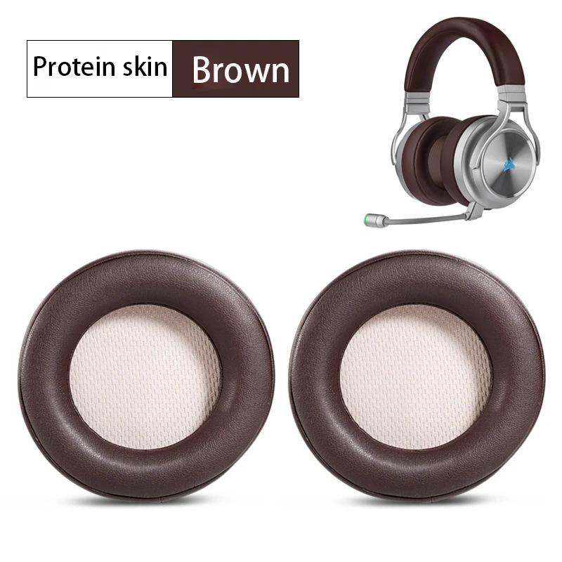 Náhradní náušníky pro CORSAIR VIRTUOSO RGB Wireless SE Headset Sluchátka Sluchátka s koženým pouzdrem Sluchátka na sluchátka
