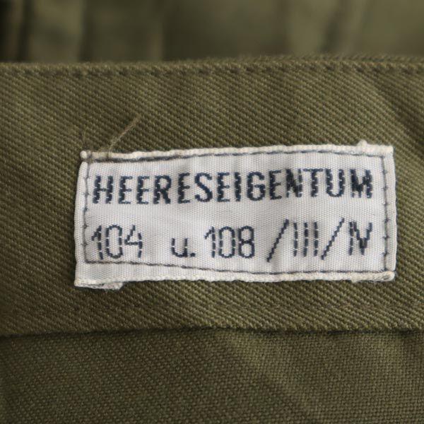 Austrian Army 90s Military Cargo Pants Khaki Button Fly Men's Used