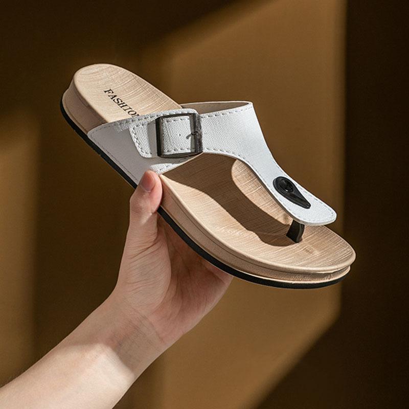 Pánské letní žabky Luxusní ležérní žabky Boty naboso pro muže 2024 Pohodlné PVC Plážové Venkovní Módní Chůze Pantofle